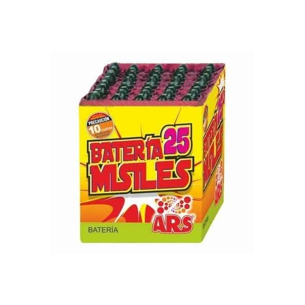 Bateria infantil 25 misiles