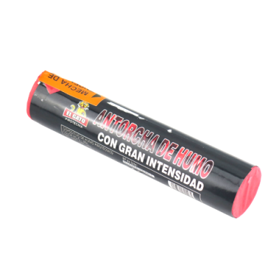Antorcha de humo de gran intensidad rojo